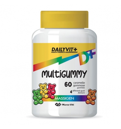 MASSIGEN DAILYVIT MULTIGUMMY CARAMELLE GOMMOSE - FARMAPRIME