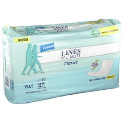 PANNOLONE LINES SPECIALIST CLASSIC RETTANGOLARE CON BARRIERA 30 PEZZI - FARMAPRIME