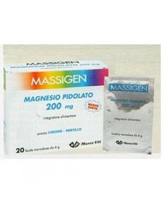 Massigen Magnesio Pidolato  20 buste - FARMAPRIME