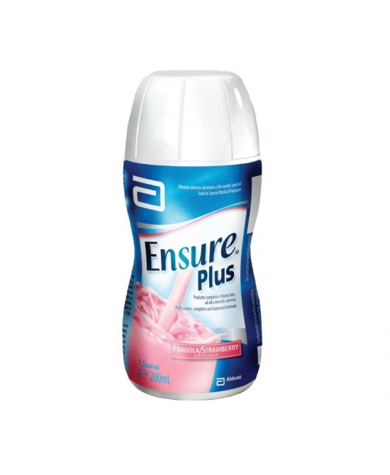 ENSURE PLUS FRAGOLA 4 BOTTIGLE DA 200 ML - FARMAPRIME