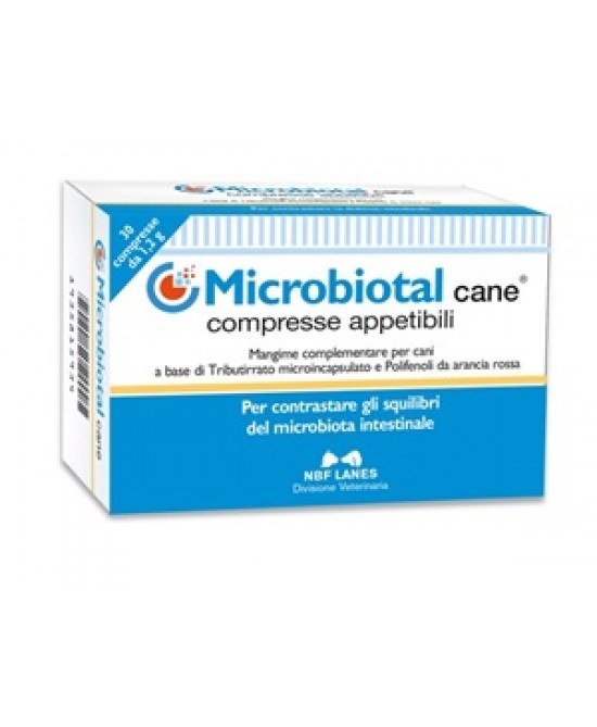 MICROBIOTAL CANE BLISTER 30 COMPRESSE APPETIBILI - FARMAPRIME