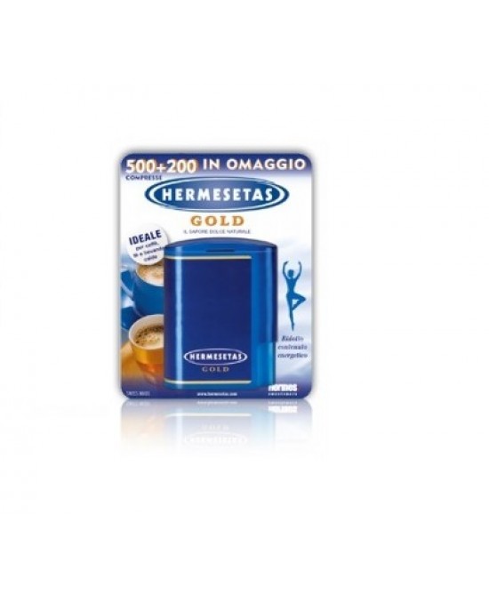 HERMESETAS GOLD 500+200 COMPRESSE 35 G - FARMAPRIME