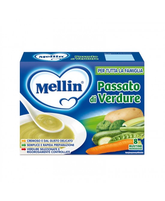 MELLIN PASSATO VERDURE 8 BUSTINE 8 G - FARMAPRIME