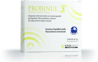 PROBINUL 5 12 BUSTINE 5 G AROMA CIOCCOLATO - FARMAPRIME