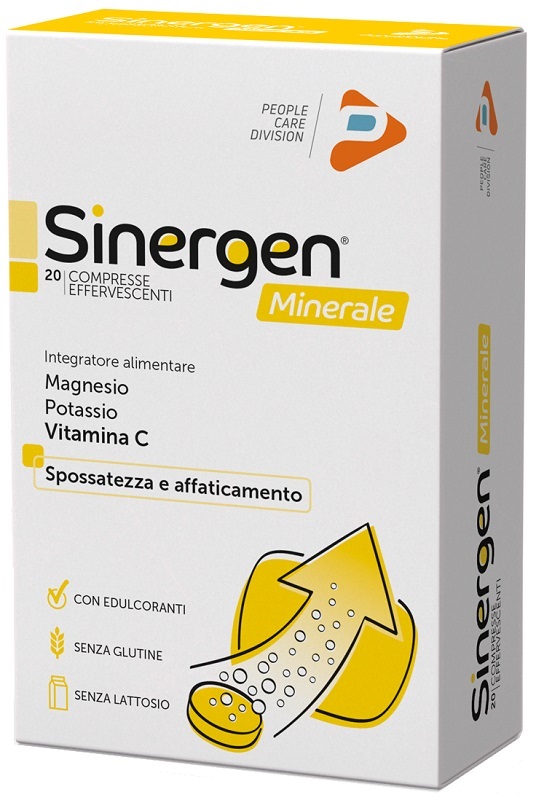 SINERGEN MINERALE LIMONE 20 COMPRESSE EFFERVESCENTI - FARMAPRIME