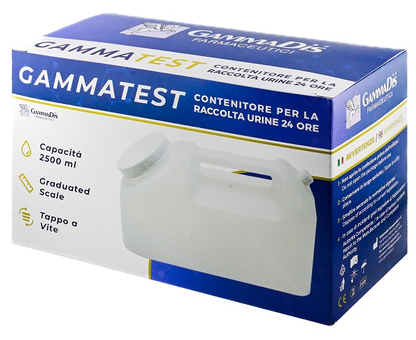 CONTENITORE STERILE PER LA RACCOLTA URINA GAMMASI 24H 2500 ML GAMMADIS - FARMAPRIME