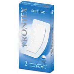 GARZA COMPRESSA PRONTEX SOFT PAD AUTOADESIVA 10X20CM 2 PEZZI - FARMAPRIME