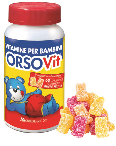 ORSOVIT CARAMELLE GOMMOSE VITAMINA BB SENZA GLUTINE 60 PEZZI - FARMAPRIME