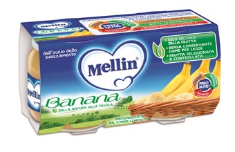 MELLIN OMOGENEIZZATO BANANA 100 G 2 PEZZI - FARMAPRIME