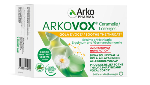 ARKOVOX MENTA/EUCALIPTO 24 CARAMELLE - FARMAPRIME