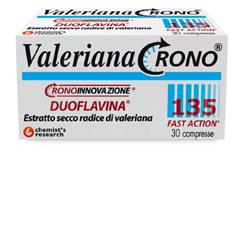 VALERIANA CRONO 135 CON DUOFLAVINA FAST ACTION 30 COMPRESSE - FARMAPRIME