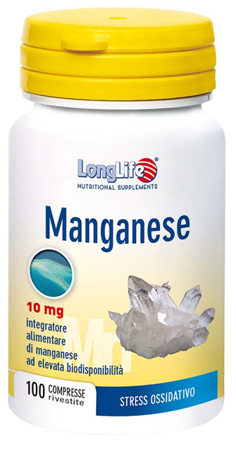 LONGLIFE MANGANESE 10 MG 100 COMPRESSE - FARMAPRIME