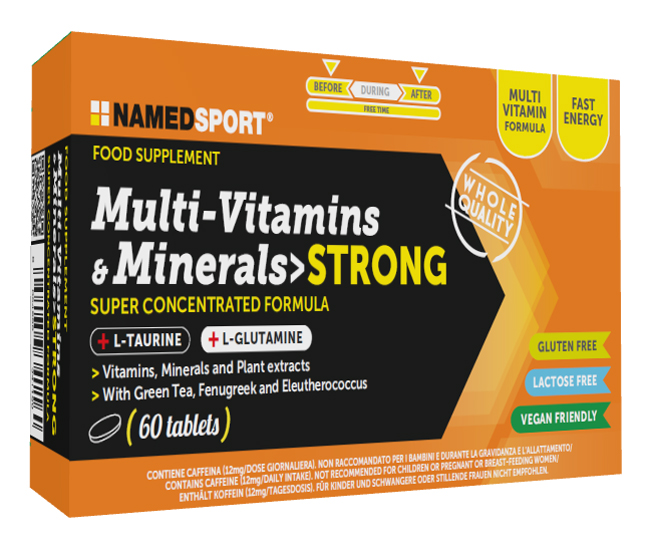 MULTI-VITAMINS&MINERALS STRONG 60 COMPRESSE - FARMAPRIME