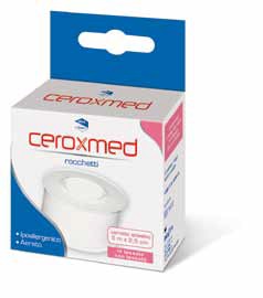 CEROTTO ADESIVO IN ROCCHETTO CEROXMED IN TESSUTO NON TESSUTO AERATO IPOALLERGENICO BIANCO 500X2,5 CM 1 PEZZO - FARMAPRIME