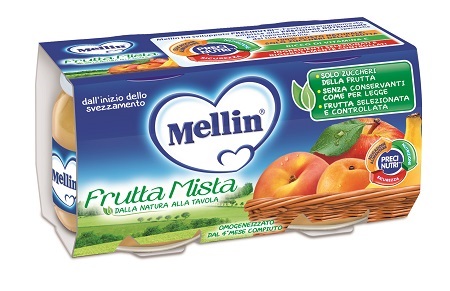 MELLIN OMOGENEIZZATO FRUTTA MISTA 100 G 2 PEZZI - FARMAPRIME