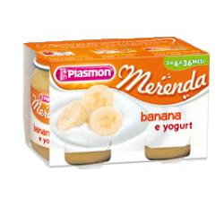 PLASMON OMOGENEIZZATO YOGURT BANANA 120 G X 2 PEZZI - FARMAPRIME