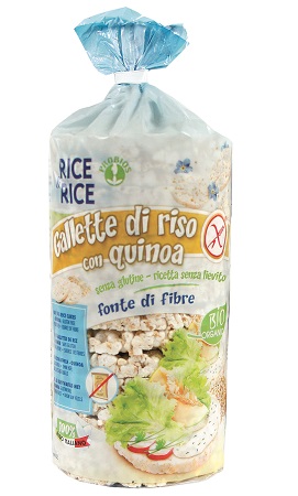 RICE&RICE GALLETTE DI RISO CON QUINOA 100 G SENZA LIEVITO - FARMAPRIME