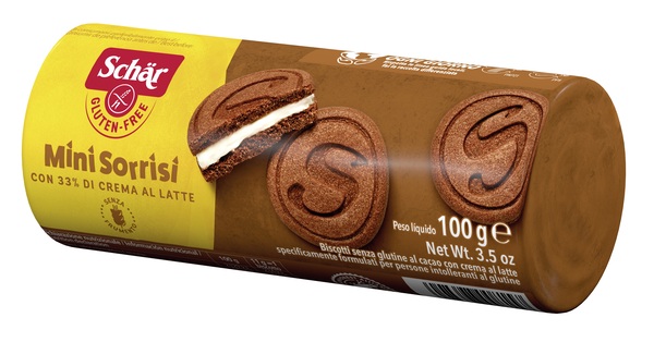 SCHAR MINI SORRISI CON CREMA AL LATTE 100 G - FARMAPRIME
