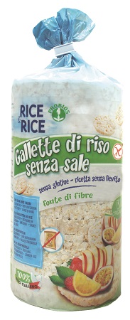 RICE&RICE GALLETTE DI RISO SENZA SALE E SENZA LIEVITO 100 G - FARMAPRIME