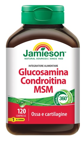 JAMIESON GLUCOSAMINA CONDROITINA MSM 120 COMPRESSE - FARMAPRIME