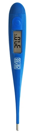 CROMAMED SILVER CROSS TERMOMETRO DIGITALE PUNTA RIGIDA 1 PEZZO - FARMAPRIME