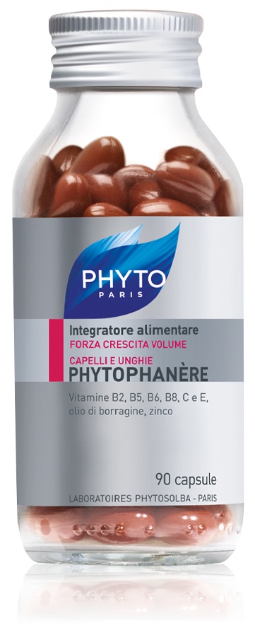 PHYTO PARIS PHYTOPHANERE INTEGRATORE ALIMENTARE CAPELLI/UNGHIE 90 CAPSULE NUOVA FORMULA ALLO ZINCO - FARMAPRIME
