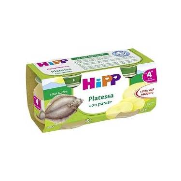 HIPP OMOGENEIZZATO PLATESSA CON PATATE 2X80 G - FARMAPRIME