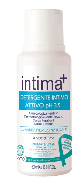 INTIMA+ DETERGENTE INTIMO ATTIVO PH 3.5 AZZURRO 500 ML - FARMAPRIME