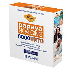 DIETALINEA PAPAYA NOAGING 6000 10 BUSTINE MONODOSE 6 G ASTUCCIO 60 G - FARMAPRIME