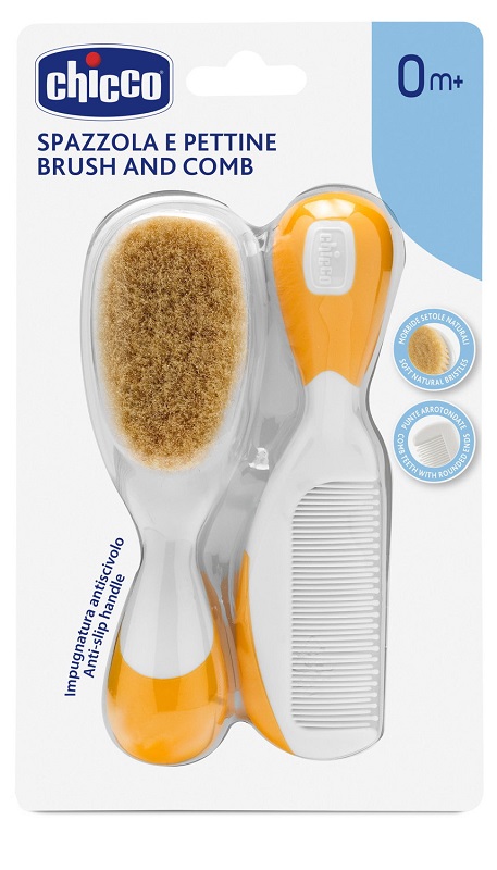 CHICCO SPAZZOLA + PETTINE ARANCIONE - FARMAPRIME