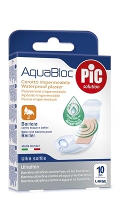 CEROTTO PIC AQUABLOC 25X72MM ANTIBATTERICO 10 PEZZI - FARMAPRIME
