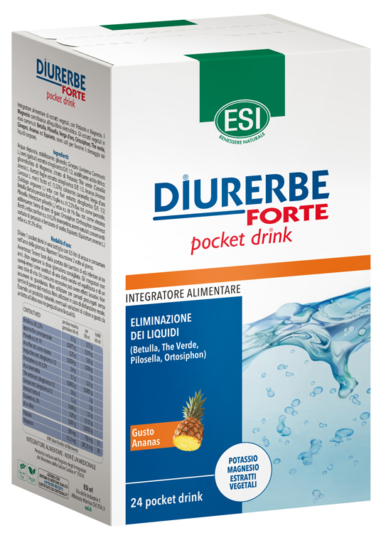 ESI DIURERBE FORTE POCKET DRINK ANANAS 24 X 20 ML - FARMAPRIME