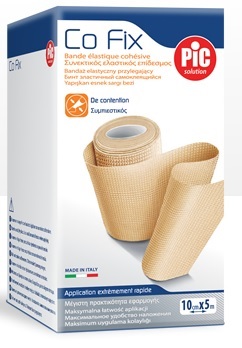BENDA ELASTICA PIC CO FIX AUTOADESIVA 10X5CM MEDIUM ASTUCCIO - FARMAPRIME