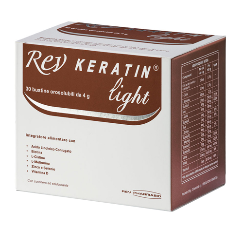REV KERATIN LIGHT 30 BUSTE 120 G - FARMAPRIME