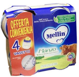 MELLIN OMOGENEIZZATO MANZO 4X80 G - FARMAPRIME