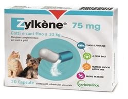 ZYLKENE CANI E GATTI FINO A 10KG 20 CAPSULE 75 MG - FARMAPRIME