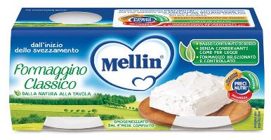 MELLIN BABY FORMAGGINO CLASSICO 2 X 80 G - FARMAPRIME