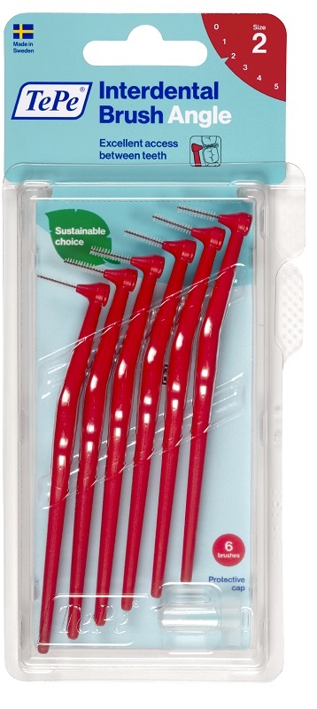 TEPE ANGLE SCOVOLINO ROSSO 0,5MM 6 PEZZI - FARMAPRIME