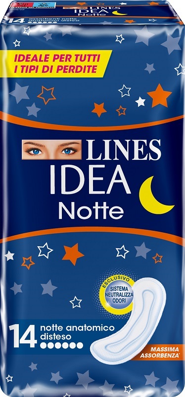 LINES IDEA NOTTE SENZA ALI 14 PEZZI - FARMAPRIME