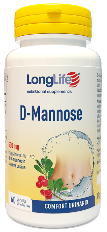 LONGLIFE D-MANNOSE 60 CAPSULE - FARMAPRIME