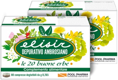 ELISIR DEPURATIVO AMBROSIANO 80 COMPRESSE 21,20 G - FARMAPRIME