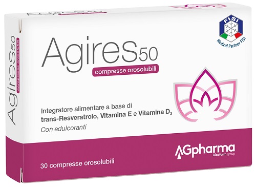 AGIRES 50 30 COMPRESSE OROSOLUBILI SCATOLA 5,4 G - FARMAPRIME