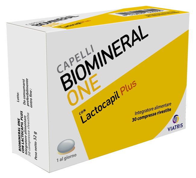 BIOMINERAL ONE LACTOCAPIL PLUS 30 COMPRESSE - FARMAPRIME