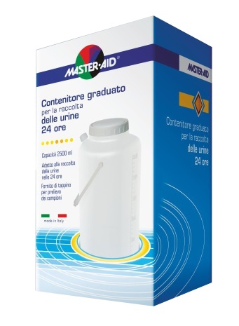 CONTENITORE RACCOLTA URINA MASTER-AID 24 H 2500 ML - FARMAPRIME