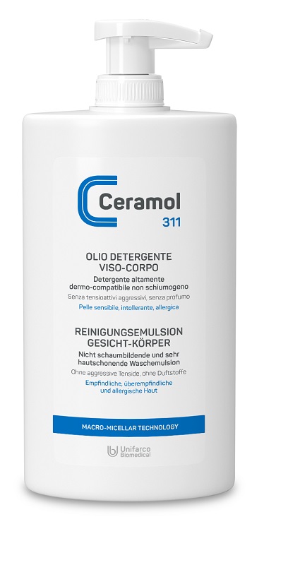CERAMOL 311 OLIO DETERGENTE VISO/CORPO 400 ML - FARMAPRIME