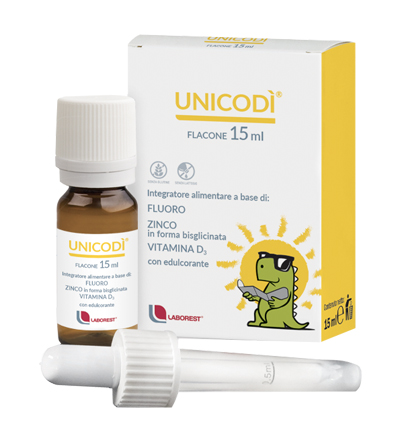 UNICODI' 15 ML FLUORO ZINCO VITAMINA D3 - FARMAPRIME