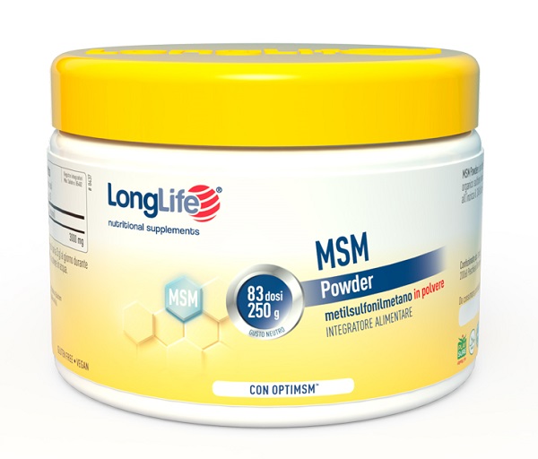 LONGLIFE MSM POWDER 250 G - FARMAPRIME