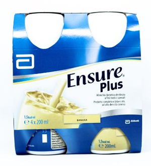 ENSURE PLUS BANANA 4 BOTTIGLIE DA 200 ML - FARMAPRIME