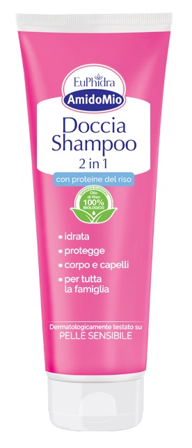 EUPHIDRA AMIDOMIO DOCCIA SHAMPOO 2 IN 1 250 ML - FARMAPRIME