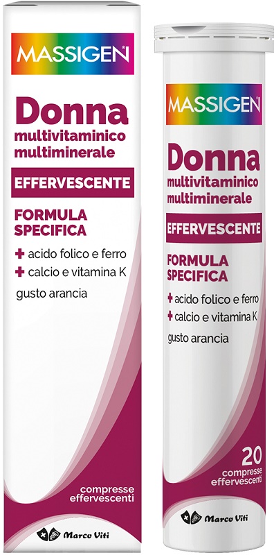 MASSIGEN DAILYVIT DONNA EFFERVESCENTE 20 COMPRESSE - FARMAPRIME